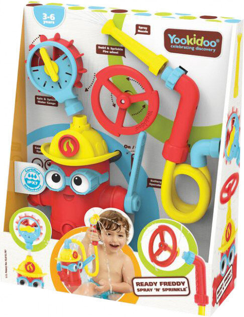 Vonios žaislas Yookidoo Freddy Spray ´N´ Sprinkle kaina ir informacija | Žaislai kūdikiams | pigu.lt