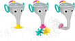 Vonios žaislas Yookidoo Drambliukas FunElefun Fill ´N´ Sprinkle, pilkas цена и информация | Žaislai kūdikiams | pigu.lt