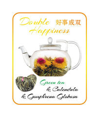 Blooming tea "Double Happiness" - Žydiniti arbata "Divguba Laimė", 1 vnt. kaina ir informacija | Arbata | pigu.lt