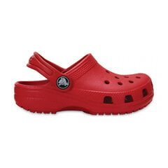 Crocs™ klumpės vaikams Kids' Classic Clog, raudonos kaina ir informacija | Guminės klumpės vaikams | pigu.lt