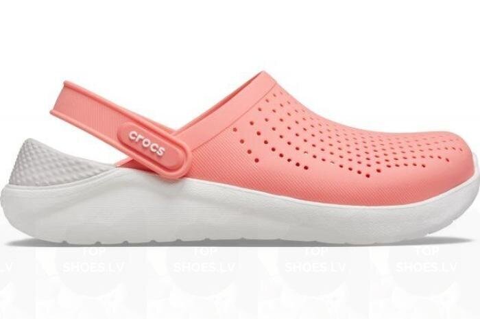 Crocs™ moteriškos šlepetės LiteRide Clog, raudonos kaina ir informacija | Šlepetės moterims | pigu.lt