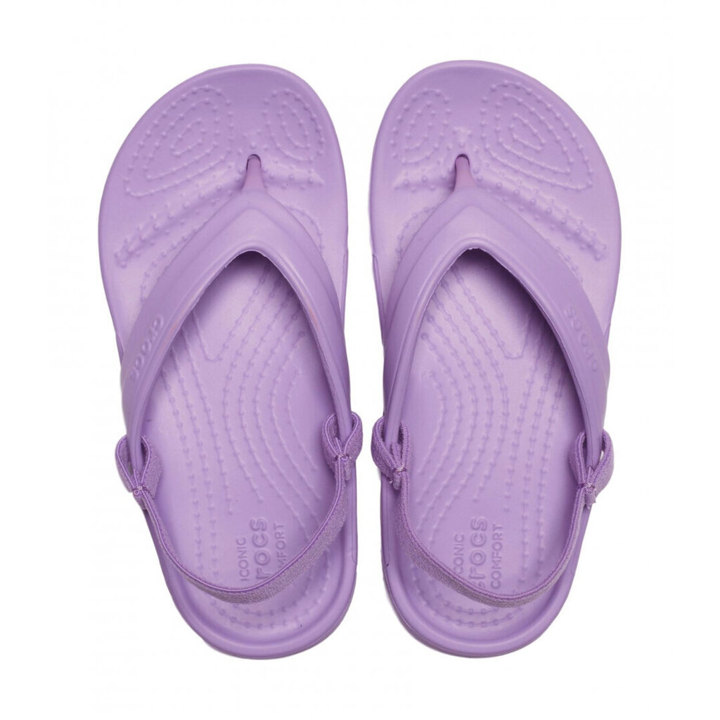 Crocs™ šlepetės vaikams Kids' Classic Flip, violetinės kaina ir informacija | Šlepetės, kambario avalynė vaikams | pigu.lt