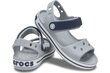 Crocs™ basutės vaikams Crocband Sandal Kids, pilkos цена и информация | Basutės vaikams | pigu.lt