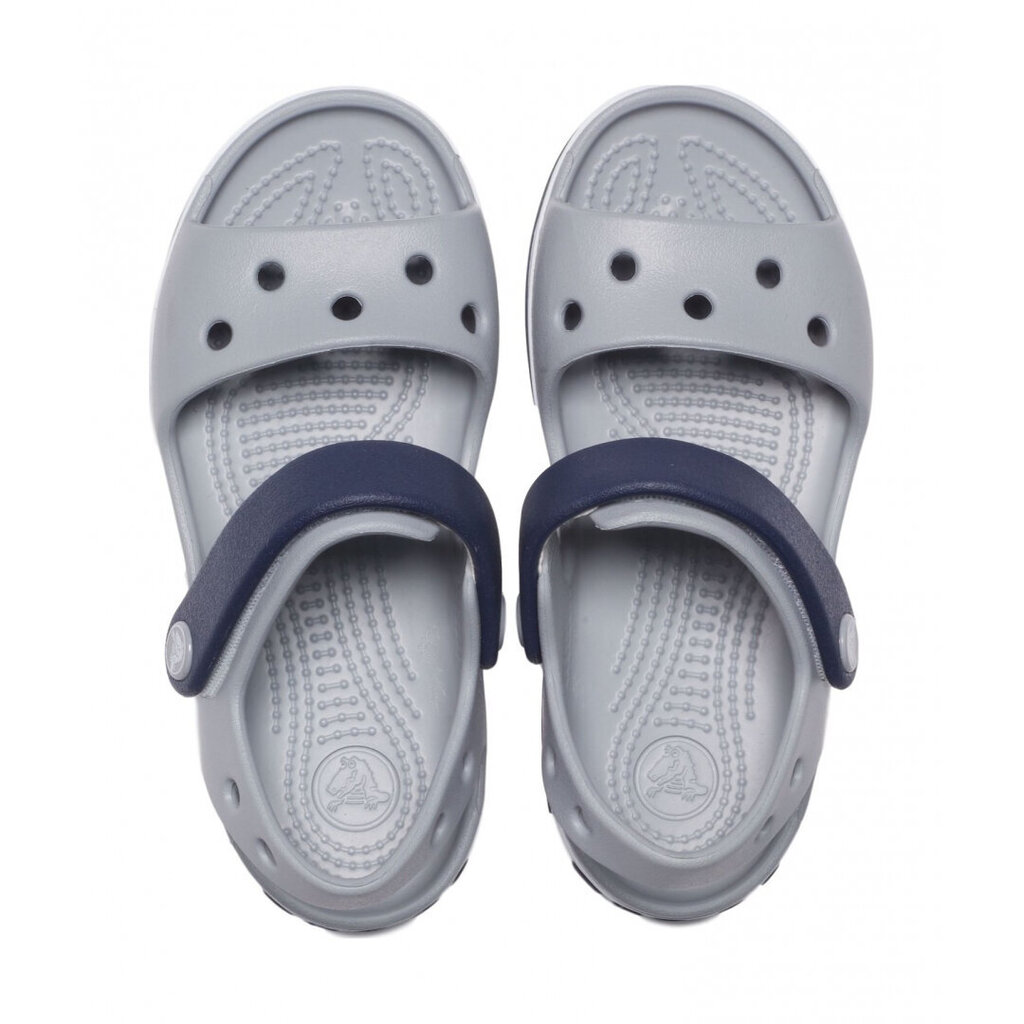 Crocs™ basutės vaikams Crocband Sandal Kids, pilkos цена и информация | Basutės vaikams | pigu.lt