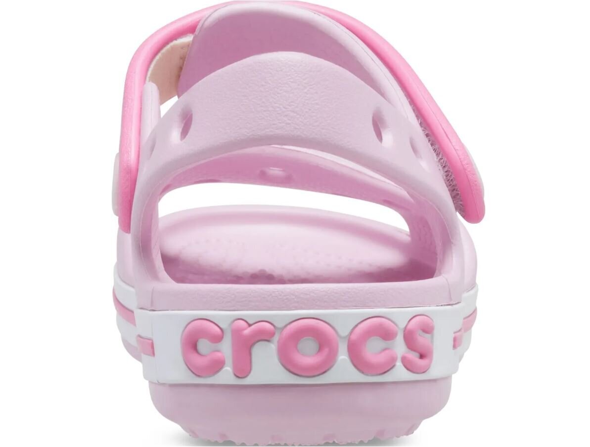 Crocs™ basutės vaikams Crocband Sandal Kids, Ballerina Pink цена и информация | Basutės vaikams | pigu.lt