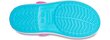 Basutės mergaitėms Crocs™ Crocband, Digital Aqua цена и информация | Basutės vaikams | pigu.lt