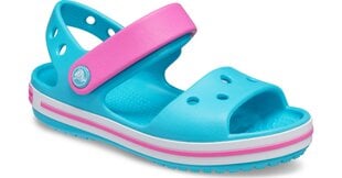 Резиновые сабо для детей Crocs™ Crocband Sandal Kids, синие цена и информация | Сандали NATIVE Charley Block Child 233954 | pigu.lt