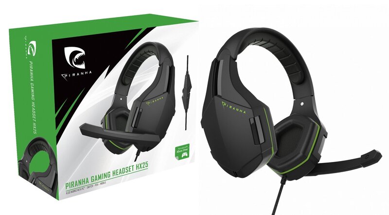 Žaidimų ausinės Piranha Gaming Headset HX25 - Black (Xbox One) kaina |  pigu.lt