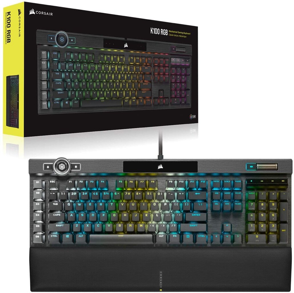 Corsair Gaming K100 RGB kaina ir informacija | Klaviatūros | pigu.lt