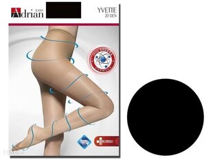 Колготки Yvette 20 DEN, черные цена и информация | Чулки Fifty Shades of Grey Captivate | pigu.lt