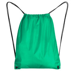 Pakuotėje 5 vnt Рюкзак / Спортивная сумка размером 34x42 см, зеленый цена и информация | Школьные рюкзаки, спортивные сумки | pigu.lt
