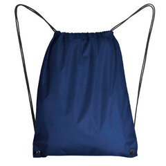 Pakuotėje 5 vnt Sportinis krepšys, 34x42 cm, mėlynas kaina ir informacija | Kuprinės mokyklai, sportiniai maišeliai | pigu.lt