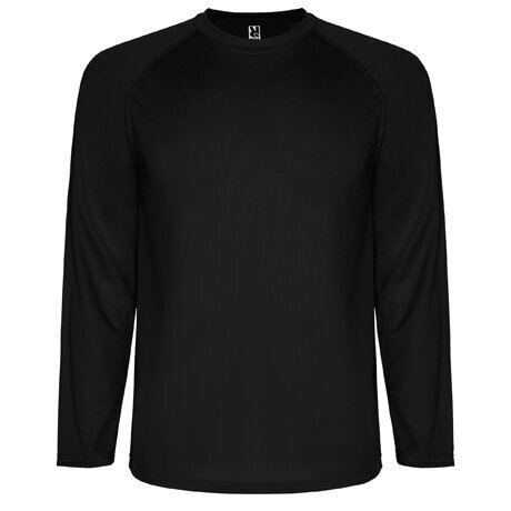 Sportiniai marškinėliai ilgomis rankovėmis vyrams, juodi kaina ir informacija | Sportinė apranga vyrams | pigu.lt