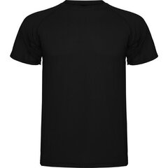 Sportiniai marškinėliai vyrams, juodi kaina ir informacija | Sportinė apranga vyrams | pigu.lt