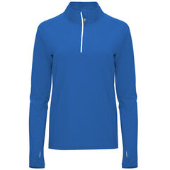 Женская спортивная техническая рубашка реглан с длинными рукавами, синяя цена и информация | Спортивная одежда для женщин | pigu.lt