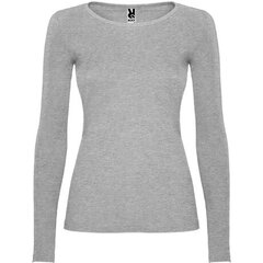 Marškinėliai ilgomis rankovėmis moterims Lonni, pilki kaina ir informacija | Palaidinės, marškiniai moterims | pigu.lt