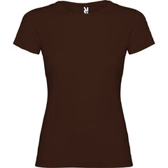 Marškinėliai moterims, rudi kaina ir informacija | Palaidinės, marškiniai moterims | pigu.lt