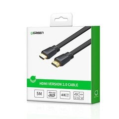 Ugreen HDMI кабель, 5 м цена и информация | Кабели и провода | pigu.lt