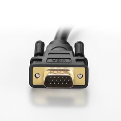 Кабель Ugreen VG101 11630, VGA/FHD, 1,5 м цена и информация | Кабели и провода | pigu.lt