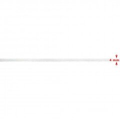 Megzta elastinė juostelė (guma) 4 mm, spalva balta, 5 m kaina ir informacija | Dovanų pakavimo priemonės | pigu.lt