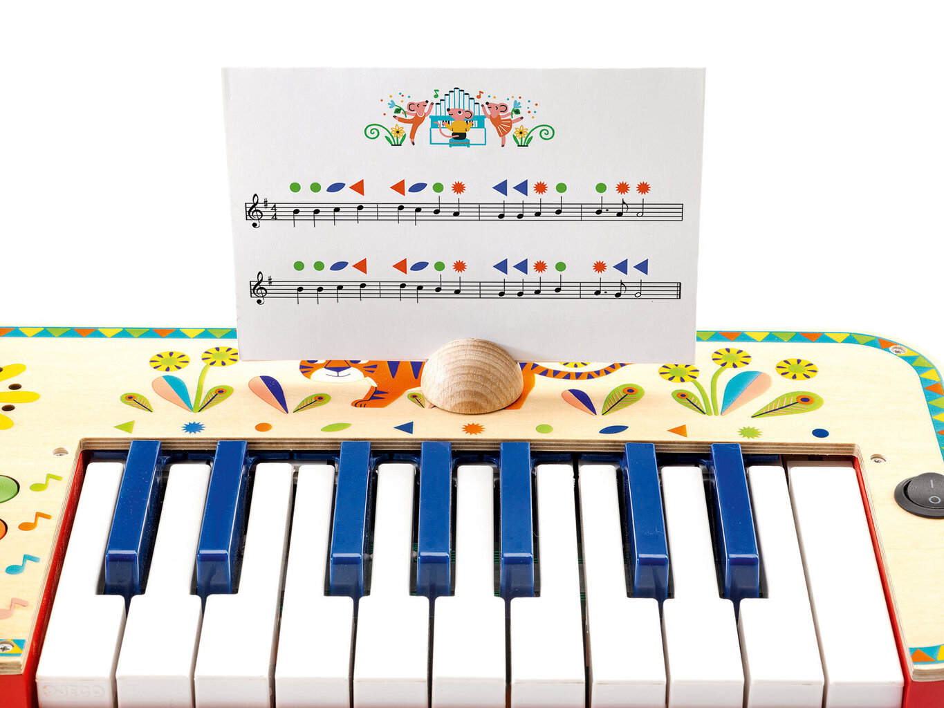 Muzikos instrumentas vaikams Djeco Sintezatorius, Animambo DJ06023 kaina ir informacija | Lavinamieji žaislai | pigu.lt