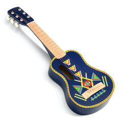 Žaislinė medinė gitara su 6 metaliniais lynais, Djeco Animambo DJ06024 kaina ir informacija | Lavinamieji žaislai | pigu.lt