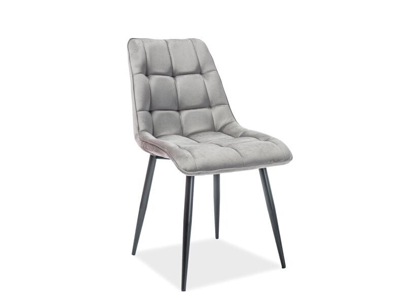 4-ių kėdžių komplektas Signal Meble Chic, pilkas цена и информация | Virtuvės ir valgomojo kėdės | pigu.lt