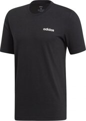 Футболка мужская Adidas Essentials Plain DU0367, черная цена и информация | Мужские футболки | pigu.lt