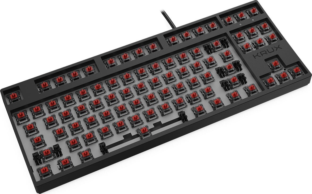 Krux Atax RGB Outemu Red kaina ir informacija | Klaviatūros | pigu.lt