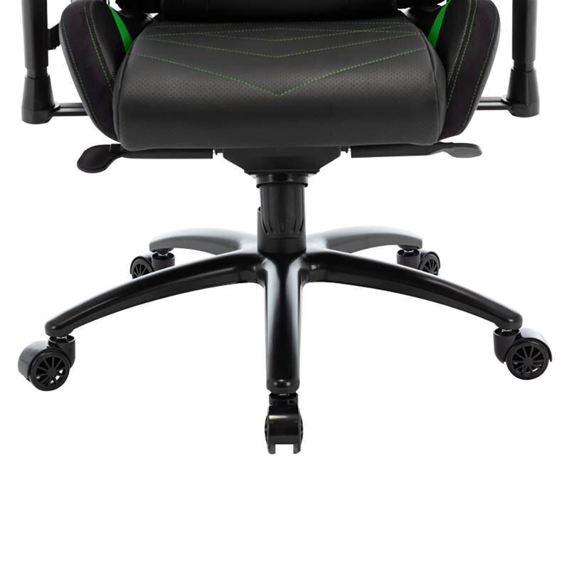 Žaidimų kėdė L33T Gaming Elite V4, juoda/žalia kaina ir informacija | Biuro kėdės | pigu.lt