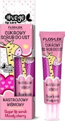 Cukrinis lūpų šveitiklis su vyšniomis Floslek Lip Care,14g kaina ir informacija | Lūpų dažai, blizgiai, balzamai, vazelinai | pigu.lt