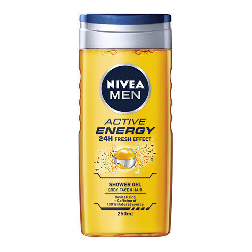 Dušo želė Nivea Active Energy vyrams, 500 ml цена и информация | Dušo želė, aliejai | pigu.lt