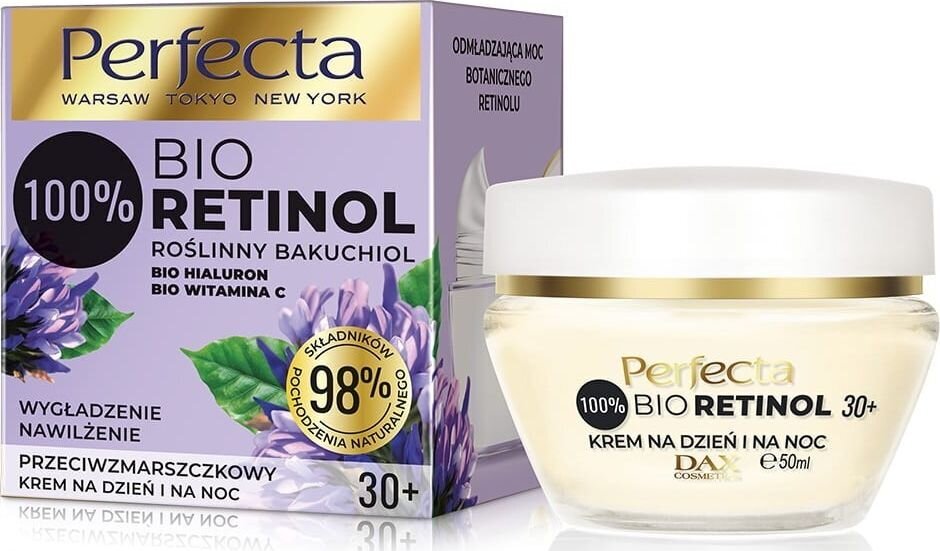 Veido kremas Perfecta Bio Retinol 30+ 50ml цена и информация | Veido kremai | pigu.lt