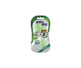 Vienkartiniai skustuvai Bic Flex 3 Sensitive, 3 vnt. kaina ir informacija | Skutimosi priemonės ir kosmetika | pigu.lt