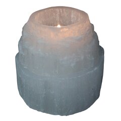 Подсвечник из кристалла селенита Awgifts, 0,75 кг цена и информация | Подсвечники, свечи | pigu.lt