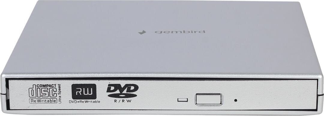 Gembird DVD-USB-02-SV kaina ir informacija | Optiniai įrenginiai | pigu.lt