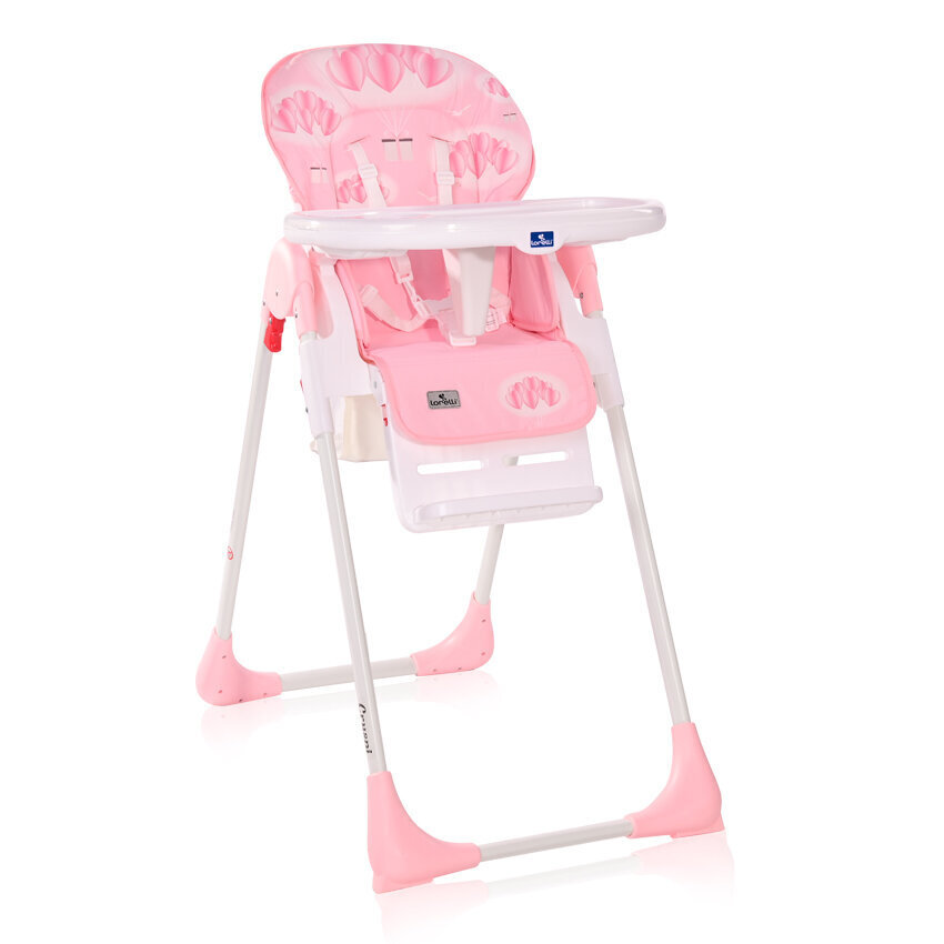 Maitinimo kėdutė Lorelli Cryspi Pink Hearts kaina ir informacija | Maitinimo kėdutės | pigu.lt