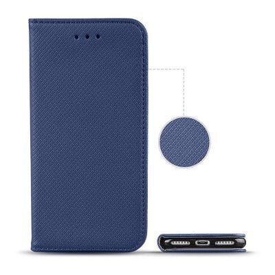 Hallo Smart Magnet Book Case Knygų telefono dėklas Samsung A805 / A905 Galaxy A80 / A90 Mėlyna цена и информация | Telefono dėklai | pigu.lt