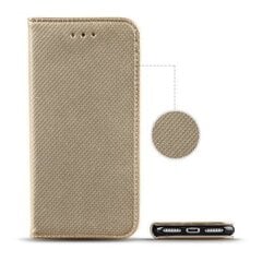 Hallo Smart Magnet Book Case Knygų telefono dėklas Samsung A805 / A905 Galaxy A80 / A90 Auksas kaina ir informacija | Telefono dėklai | pigu.lt