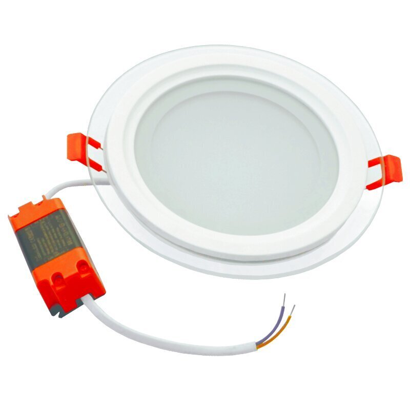 Lavireda apvalus LED šviestuvas su stiklu Vesta 12W цена и информация | Įmontuojami šviestuvai, LED panelės | pigu.lt