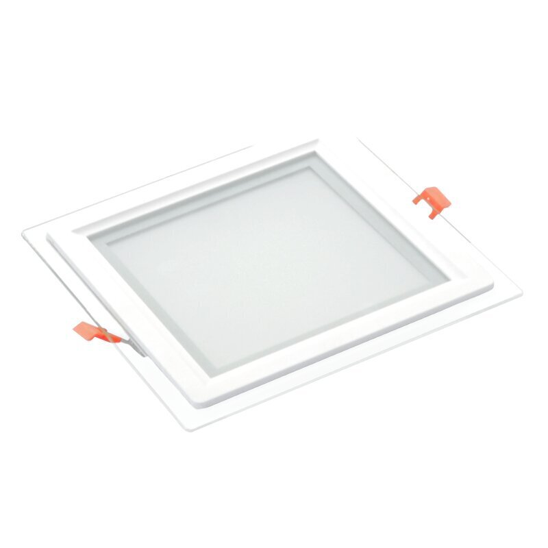 Lavireda kvadratinis LED šviestuvas su stiklu Vesta 18W цена и информация | Įmontuojami šviestuvai, LED panelės | pigu.lt