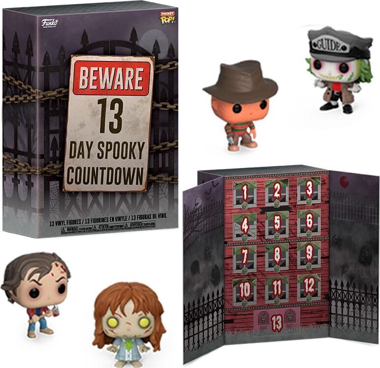 Funko Pocket POP 13-Day Spooky Countdown kaina ir informacija | Žaidėjų atributika | pigu.lt