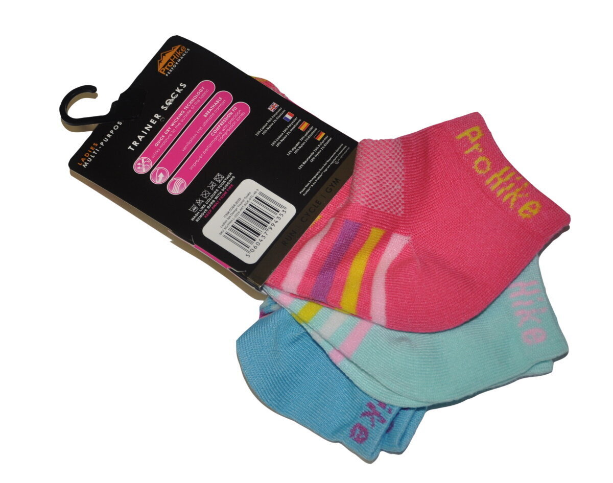 Moteriškų sportinių kojinių rinkinys ProHike Perfomance, 12 porų kaina ir informacija | Moteriškos kojinės | pigu.lt