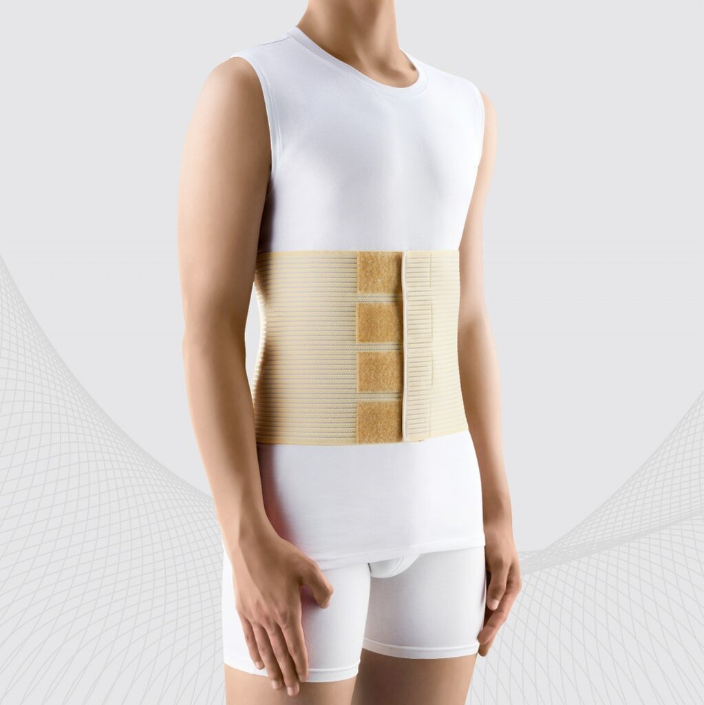 Tonus Elast, Elast 9901 comfort, Elastinis medicininis pooperacinis pilvo diržas su kietais įdėklais nugaros srityje, beige, 4 dydis цена и информация | Įtvarai | pigu.lt