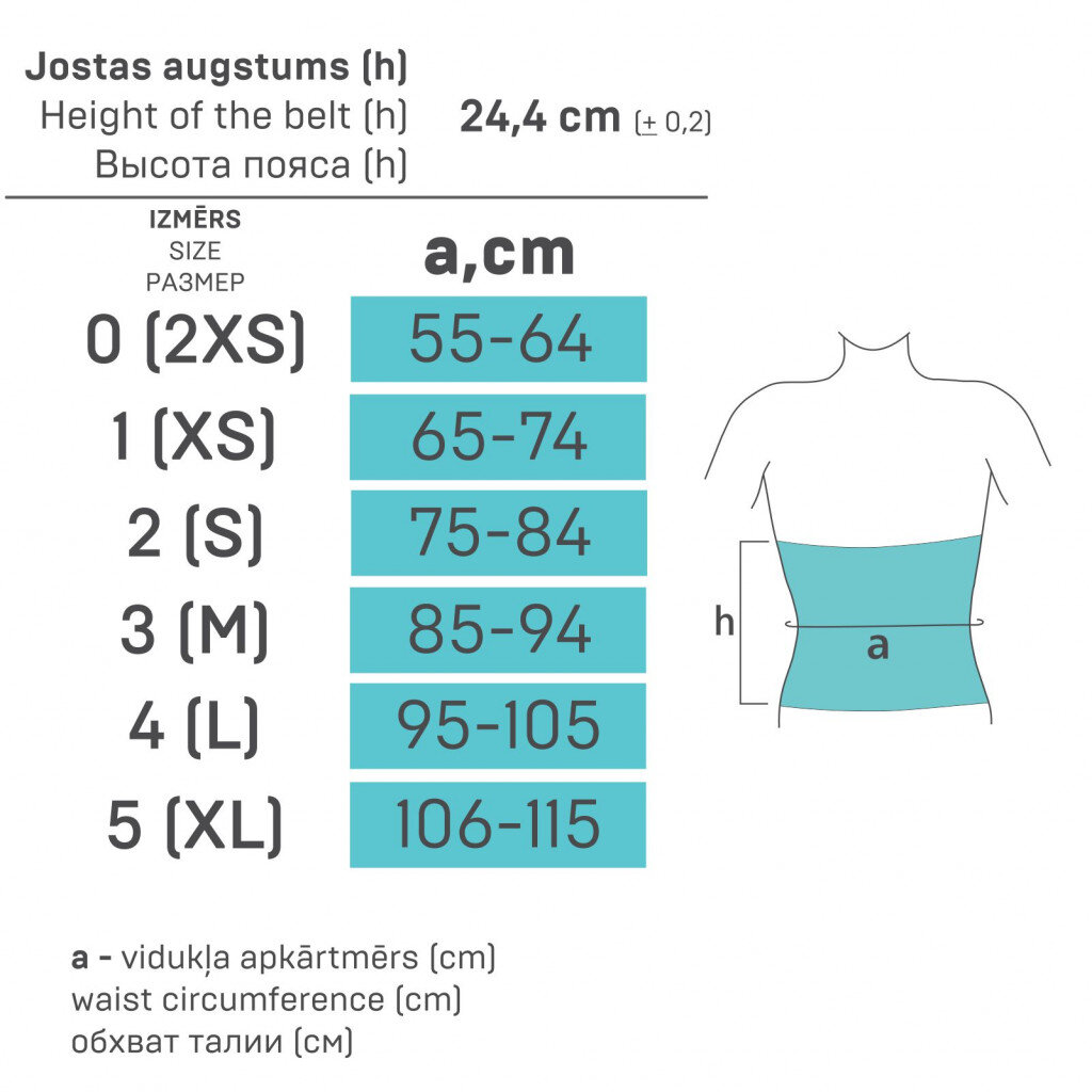 Tonus Elast, Elast 9901 comfort, Elastinis medicininis pooperacinis pilvo diržas su kietais įdėklais nugaros srityje, beige, 5 dydis цена и информация | Įtvarai | pigu.lt