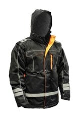 Рабочая зимняя куртка Beaver, черная цена и информация | Рабочая одежда | pigu.lt