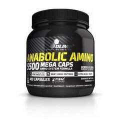 Olimp Anabolic Amino 5500 400 kaps. kaina ir informacija | Olimp Maisto papildai, preparatai, funkcinis maistas sportui | pigu.lt