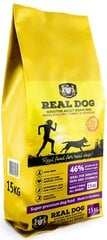 Real Dog Adult Sensitive со свежей курицей без злаков, без глютена и без молочных продуктов, 15 кг цена и информация |  Сухой корм для собак | pigu.lt