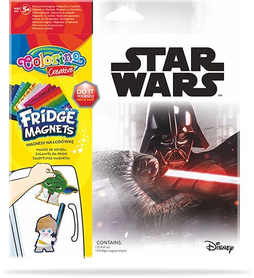 Rinkinys Susikurk pats šaldytuvo magnetukus, Colorino Creative Disney Star Wars kaina ir informacija | Lavinamieji žaislai | pigu.lt