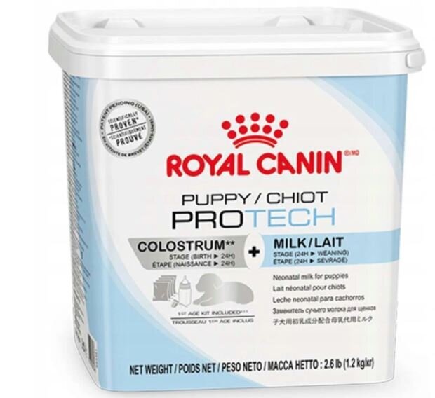 Royal Canin Puppy Pro Tech pieno pakaitalas šuniukams, 0,3 kg kaina ir informacija | Vitaminai, papildai, antiparazitinės priemonės šunims | pigu.lt